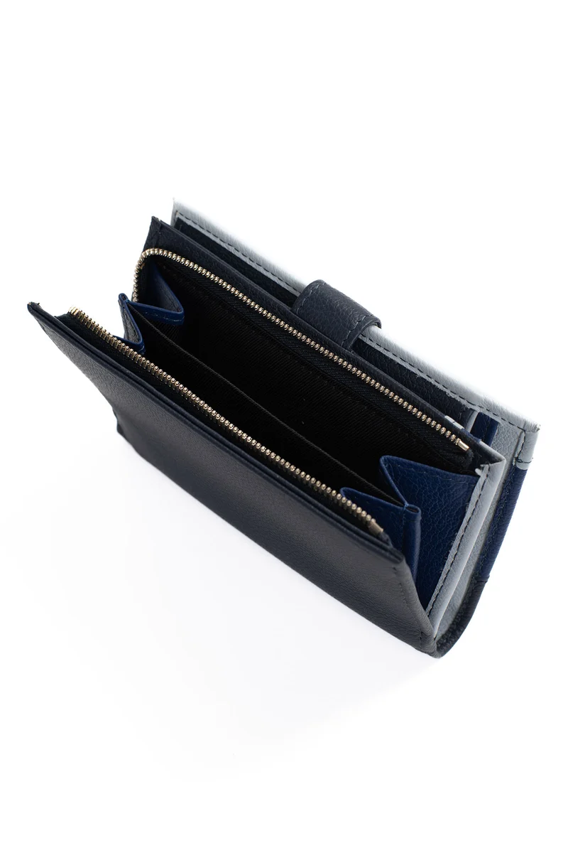 Portefeuille - 2 volets - Stop RFID - Cuir