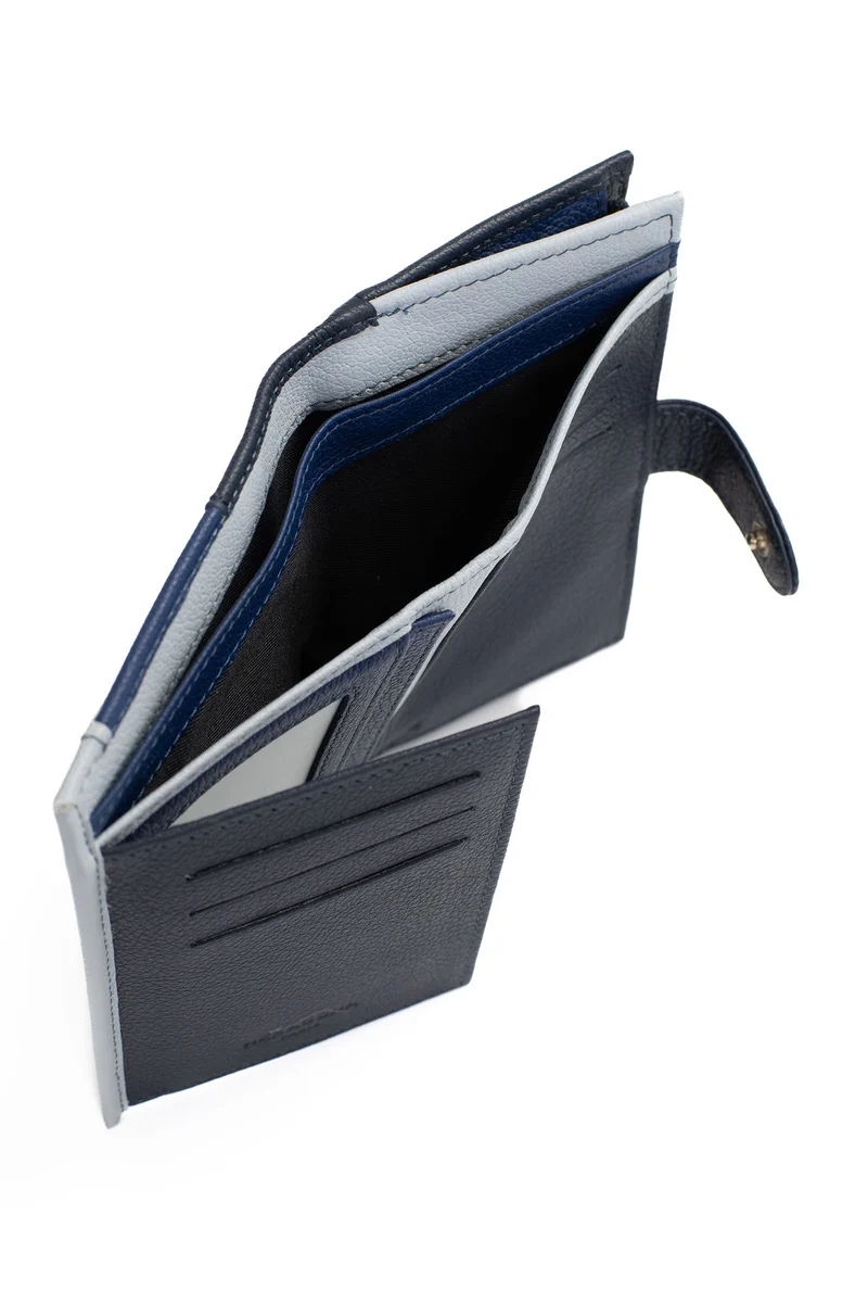 Portefeuille - 2 volets - Stop RFID - Cuir