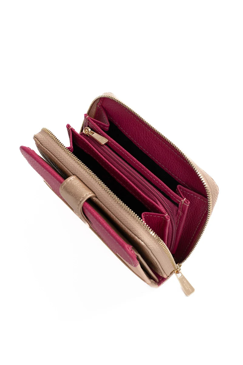 Portefeuille - 2 volets - Stop RFID - Cuir