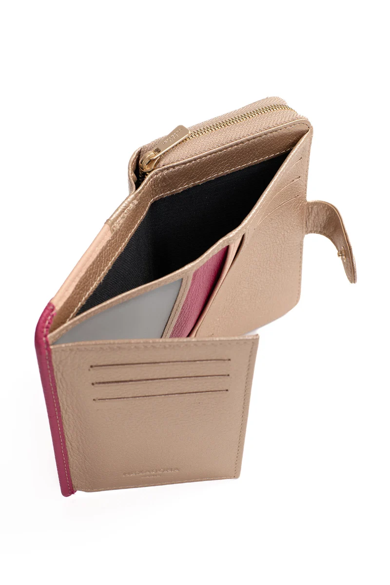 Portefeuille - 2 volets - Stop RFID - Cuir