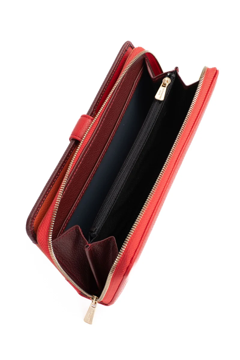 Compagnon de voyage - 1 volet - Stop RFID - Cuir