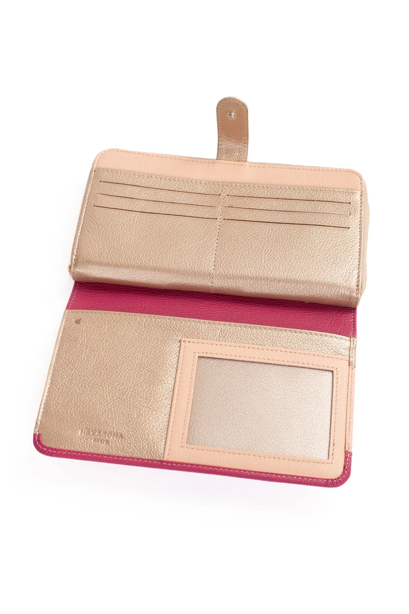 Compagnon de voyage - 1 volet - Stop RFID - Cuir