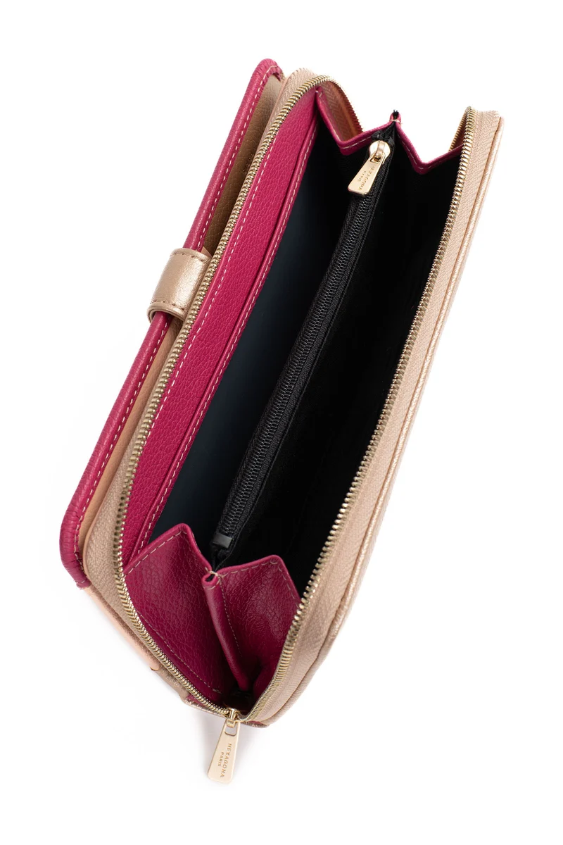 Compagnon de voyage - 1 volet - Stop RFID - Cuir