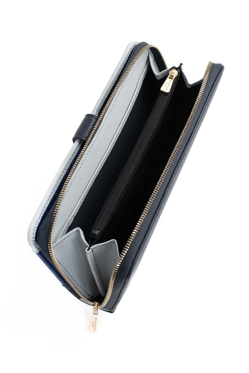 Compagnon de voyage - 1 volet - Stop RFID - Cuir