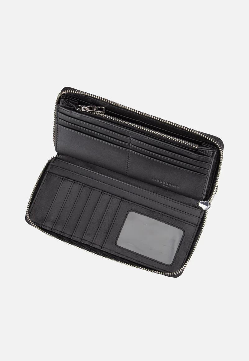 Gigi Small Pebble Black - Portemonnaie