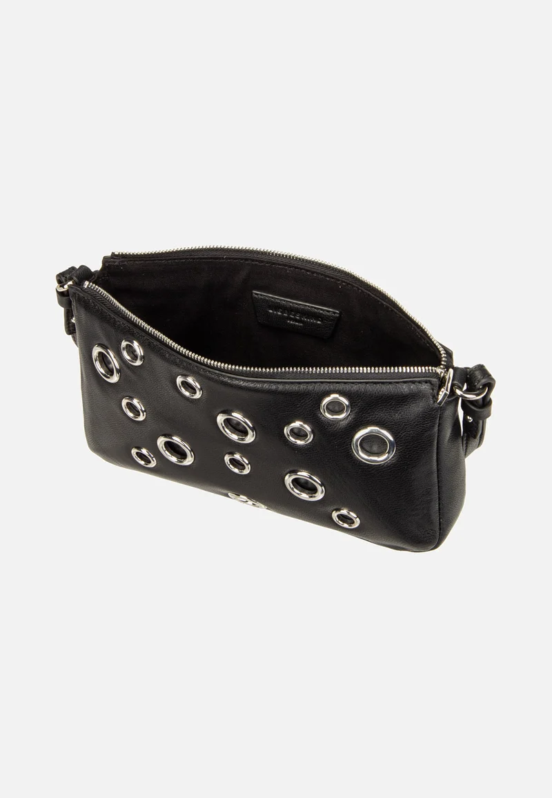 Ryker Eylets Crossbody S Vintage Goat Black - Abendtasche