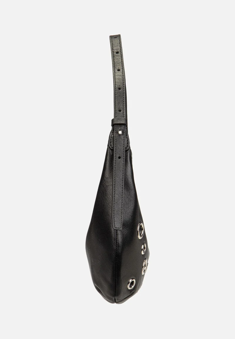 Ryker Eylets Hobo XS Vintage Goat Black - Hobo Bag