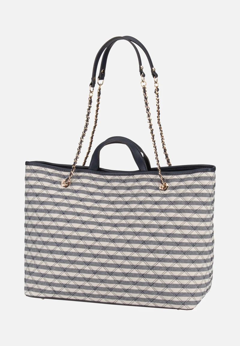 Giully II Large 2 In 1 Tote Navy Multi - Shopper
