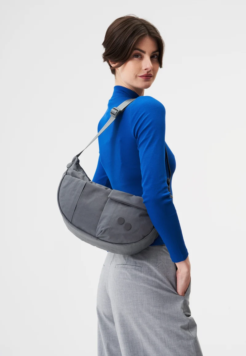 Krumm Medium Crinkle Grey - Crossbody Bag