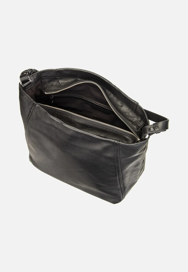 Chudy Hobo M Sheep Natural Black - Hobo Bag