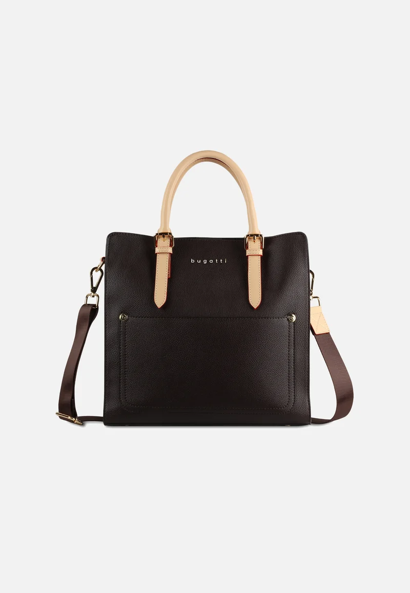 Ella Top Handle Large Dunkelbraun - Tote Bag