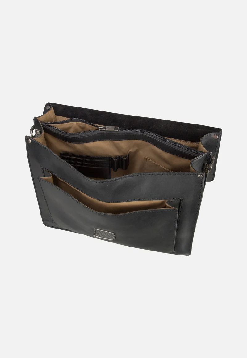Vintage Scott Briefcase 6378 Black - Aktentasche