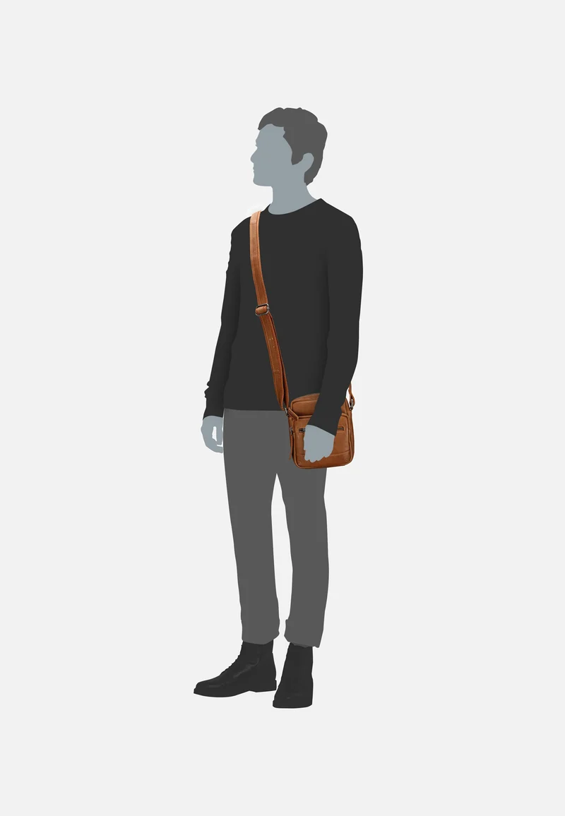 Bremen 0979 Cognac - Crossbody Bag