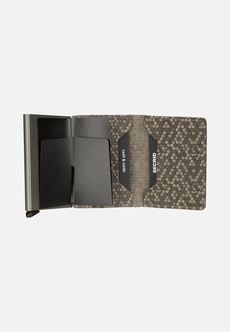 Slimwallet Hexagon Grey - Portemonnaie