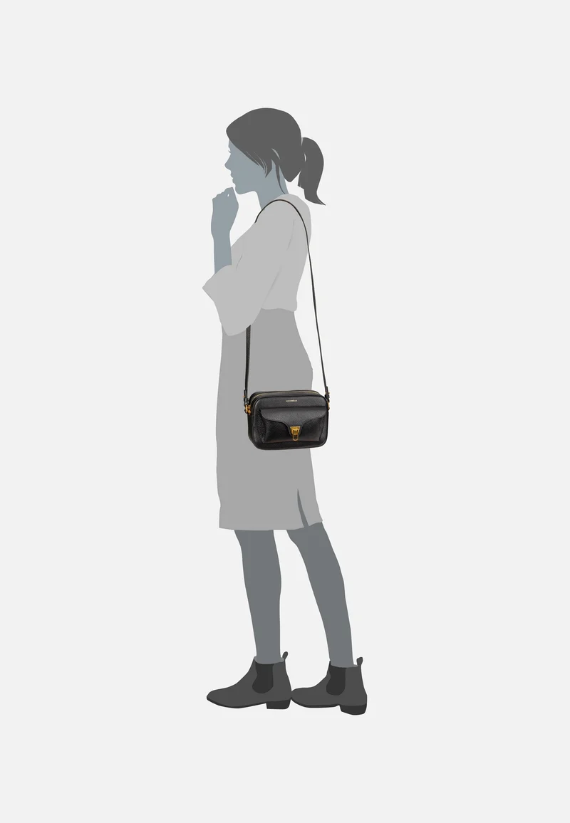 Coccinelle Beat Soft 1502 Noir - Crossbody Bag