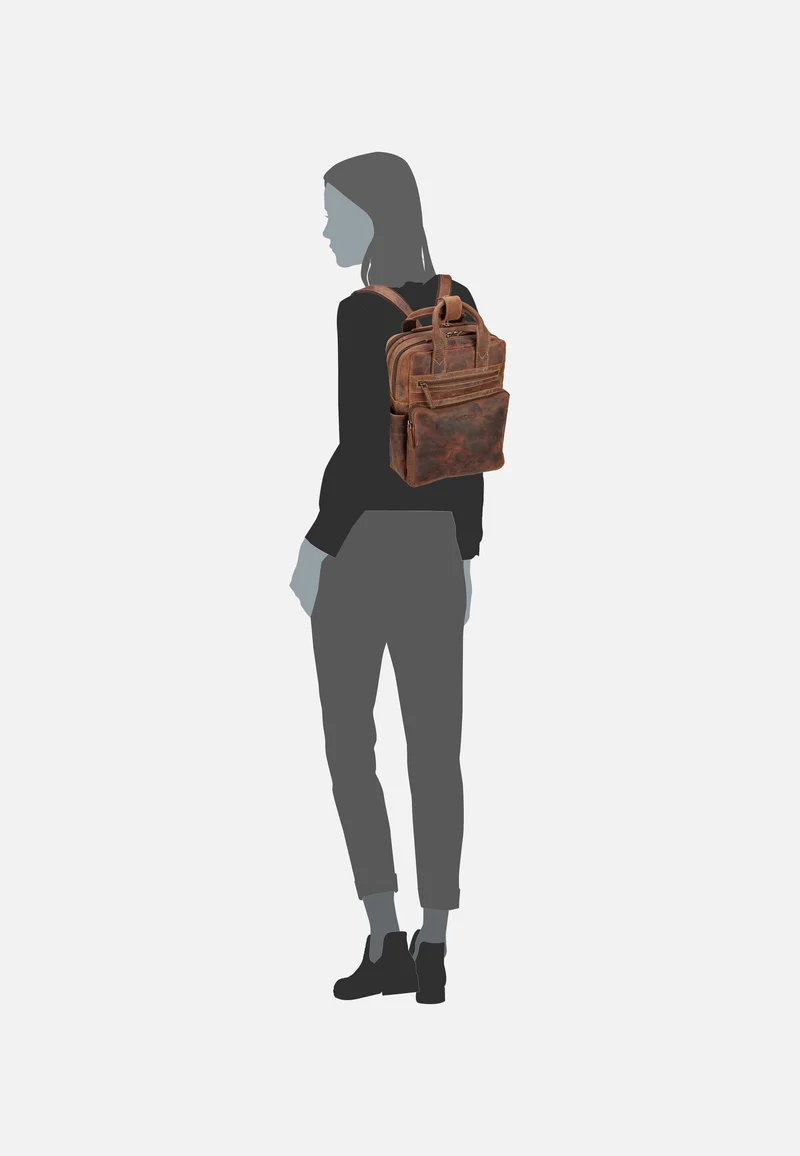 Vintage 1567A Sattelbraun - Rucksack