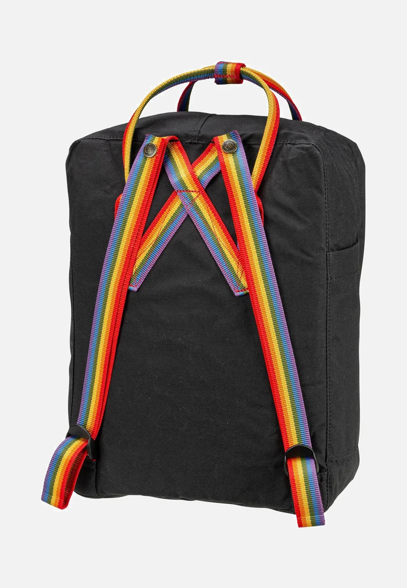 Kanken Rainbow Black/Rainbow Pattern - Rucksack