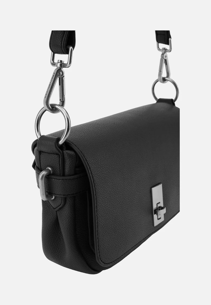 My Bestie Crossbag With Flap Black - Crossbody Bag