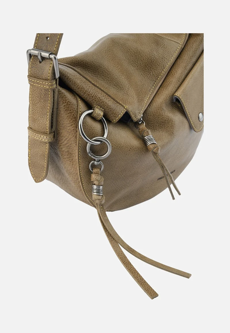 My Forever Friend Shoulderbag With Front Pocket Muddy Khaki - Umhängetasche