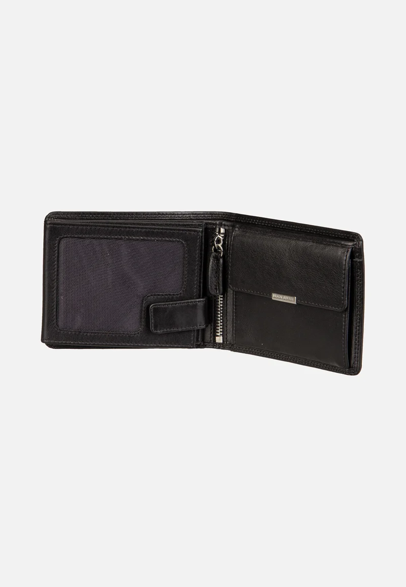 Golf RFID Coin Wallet 8Cs + Loop Black - Portemonnaie