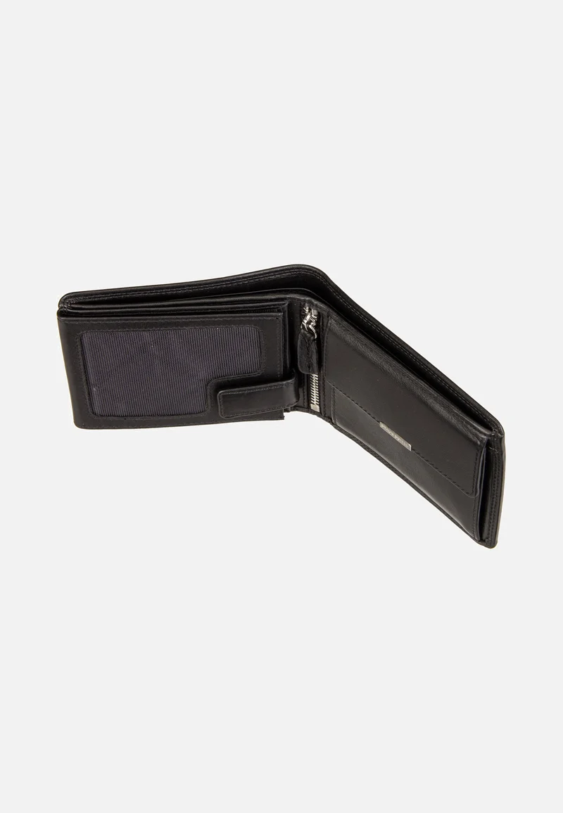 Golf RFID Coin Wallet 8Cs + Loop Black - Portemonnaie