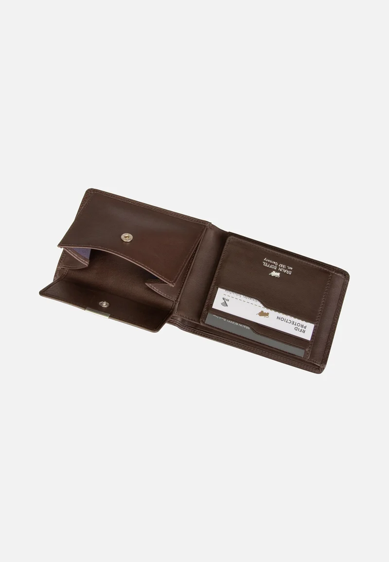 Golf RFID Coin Wallet 8Cs Braun - Portemonnaie