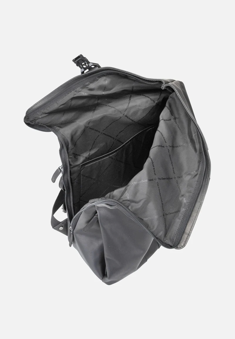 Savona 0322 Black - Rolltop Rucksack