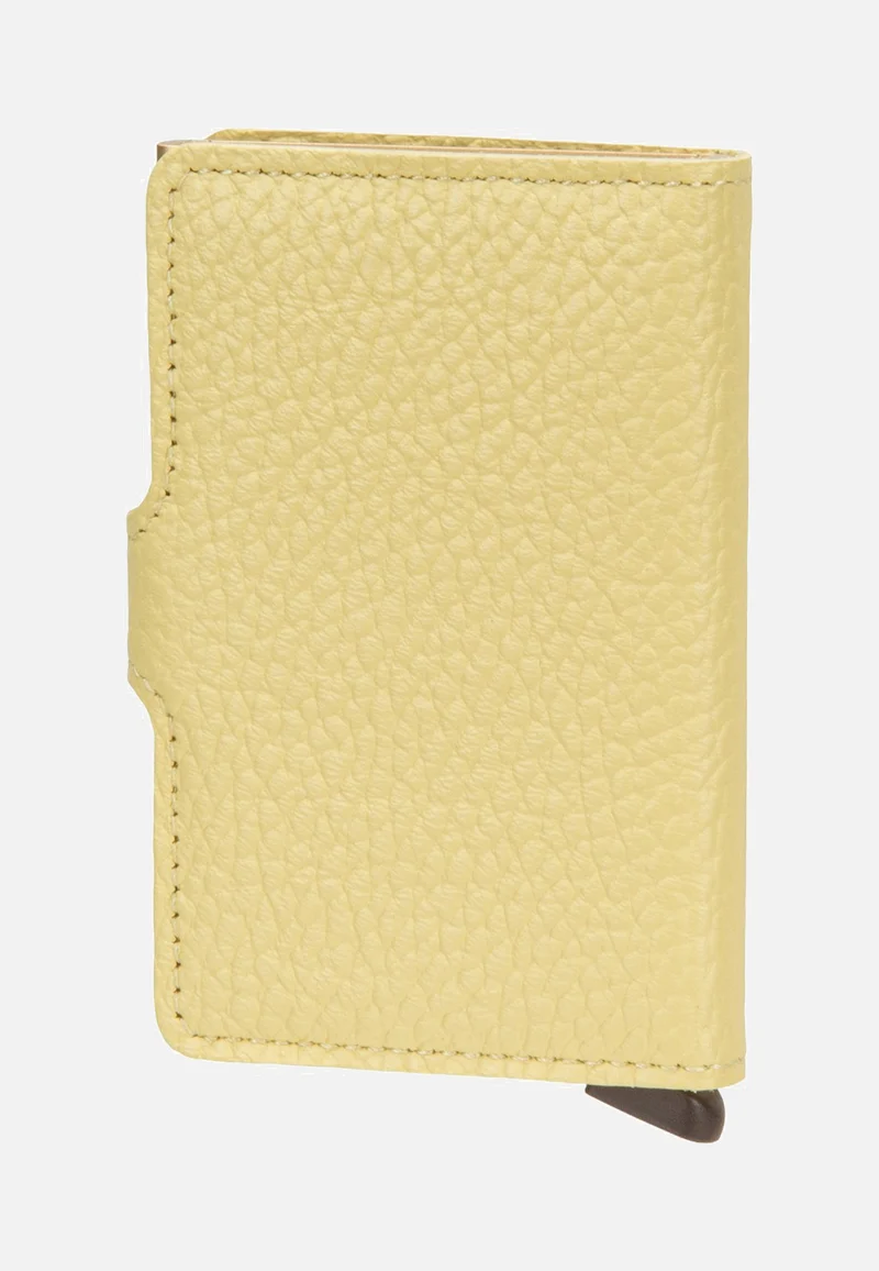 Miniwallet Pebble Butter Yellow - Portemonnaie