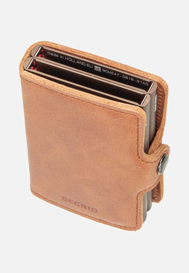 Twinwallet Vintage Cognac-Brown - Portemonnaie