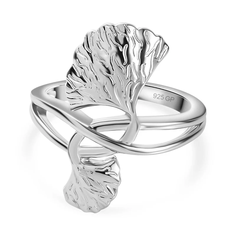 Kanchanaburi Blauer Saphir Ring 925 Silber rhodiniert ca. 0,02 ct