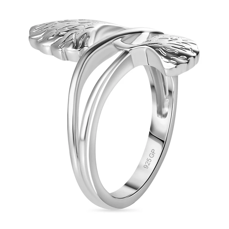 Kanchanaburi Blauer Saphir Ring 925 Silber rhodiniert ca. 0,02 ct