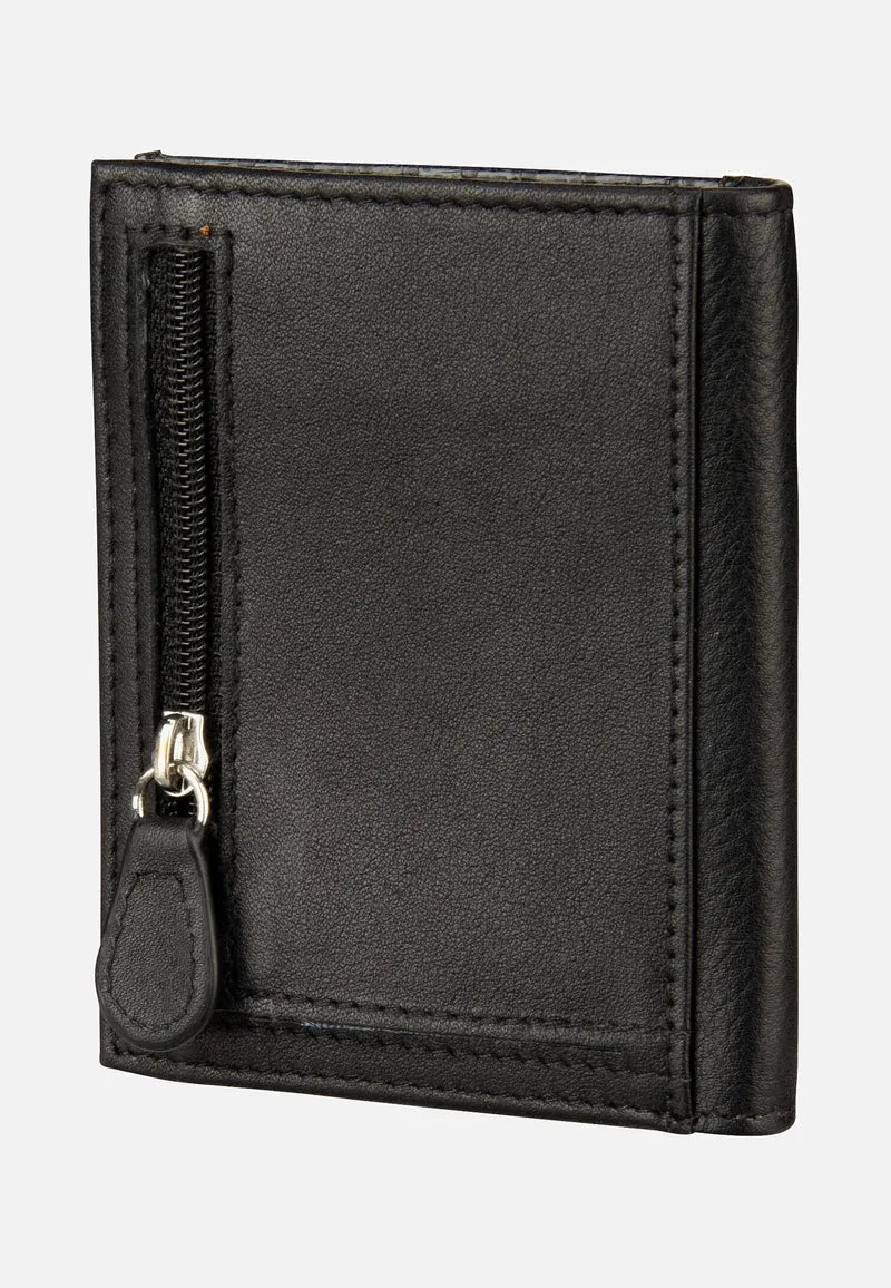 Secure Slim Mini Zip Special 1485C Schwarz - Portemonnaie