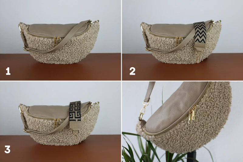 Teddy Bag - Taupe (Gold)