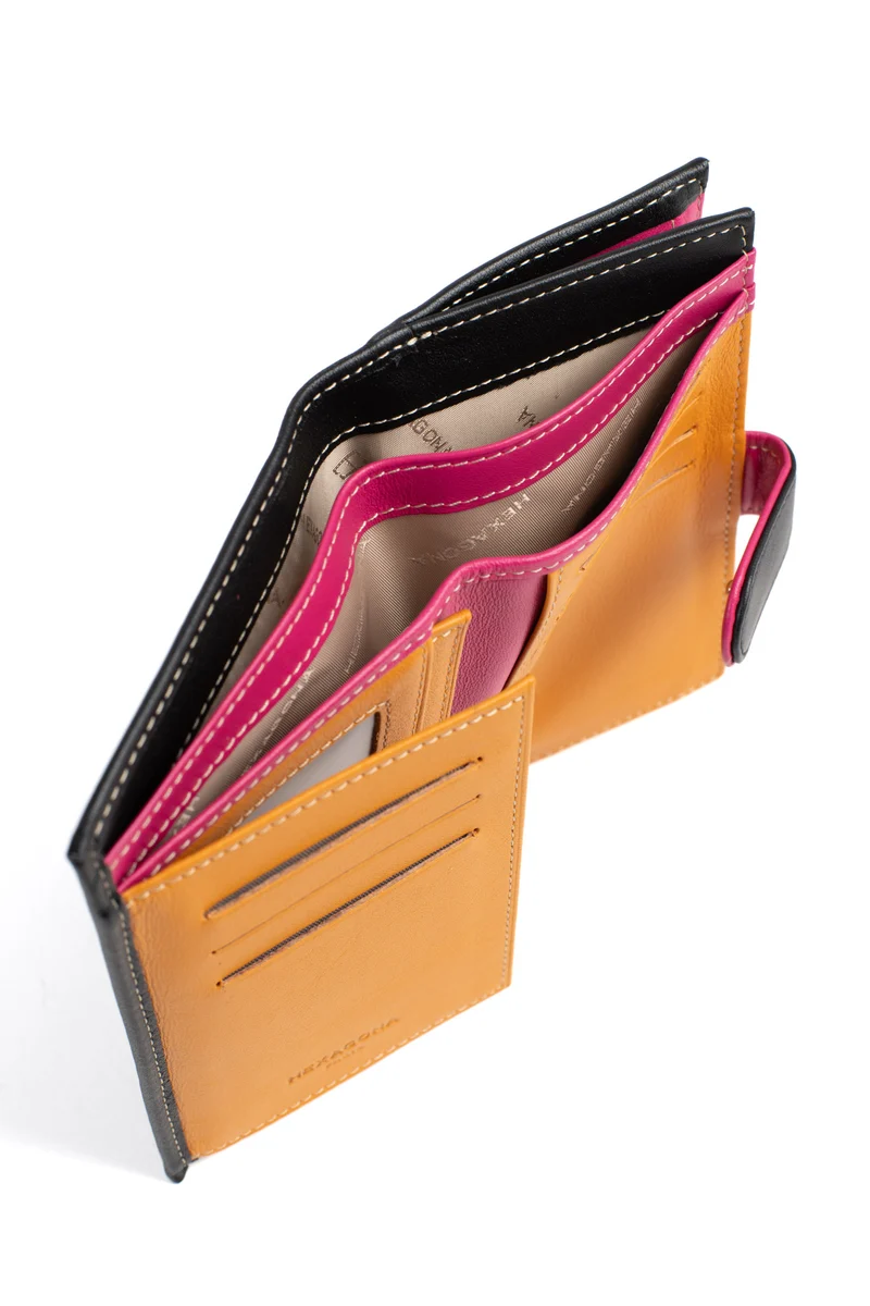 Portefeuille - 2 volets - Cuir