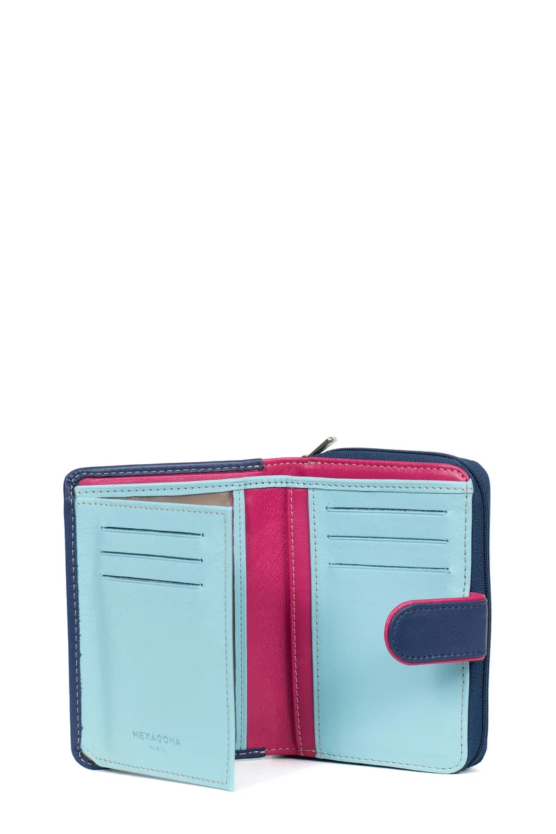 Portefeuille - 2 volets - Cuir