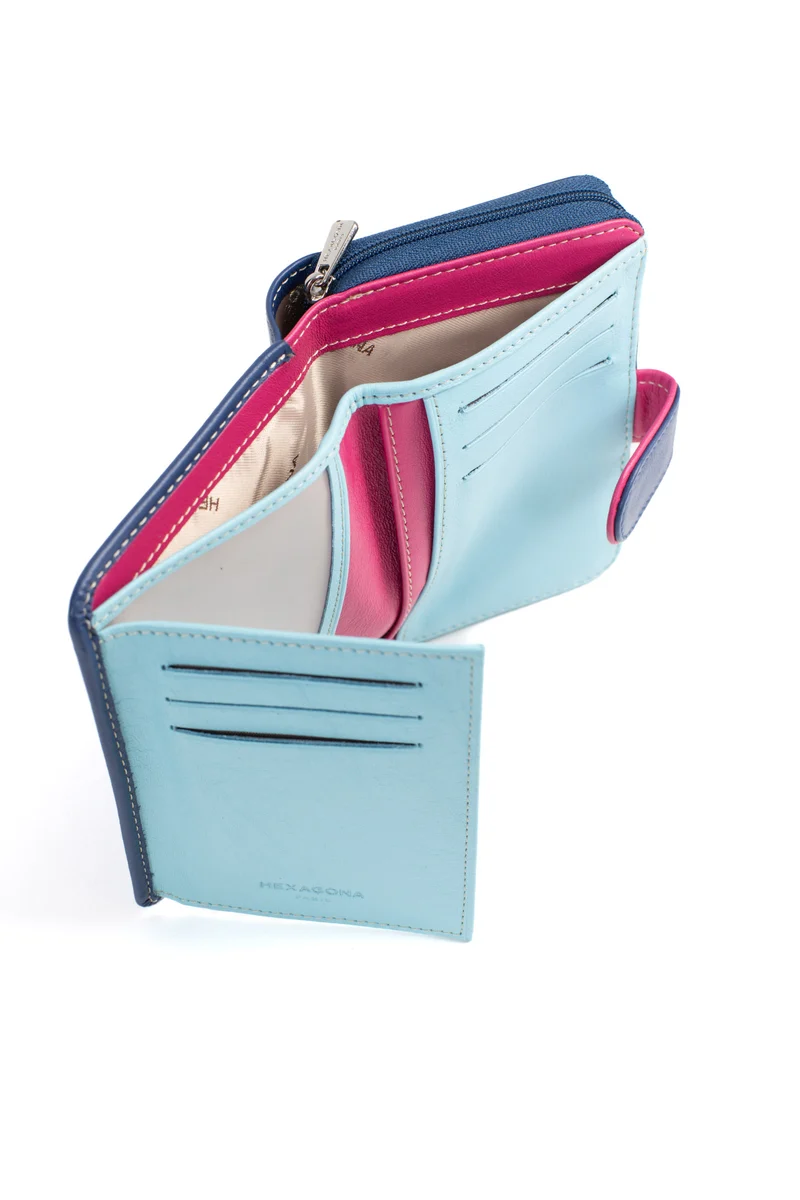 Portefeuille - 2 volets - Cuir