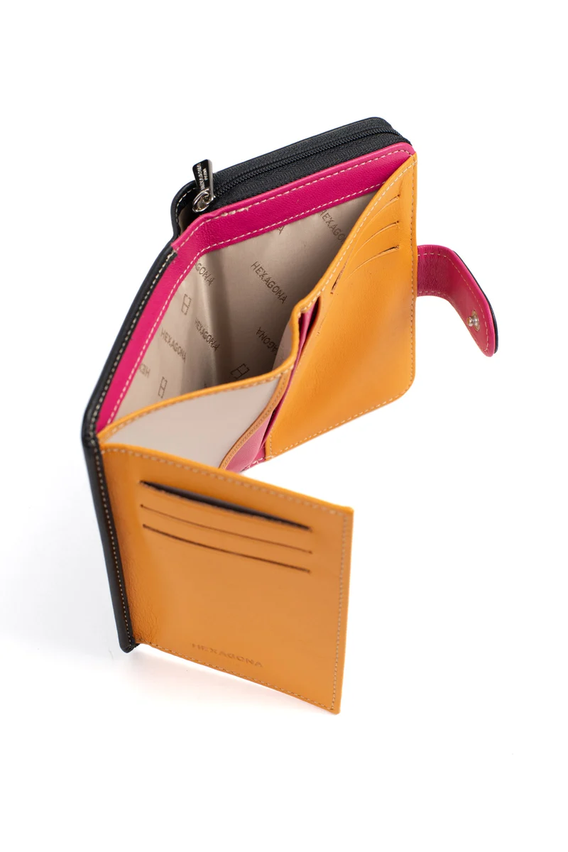 Portefeuille - 2 volets - Cuir