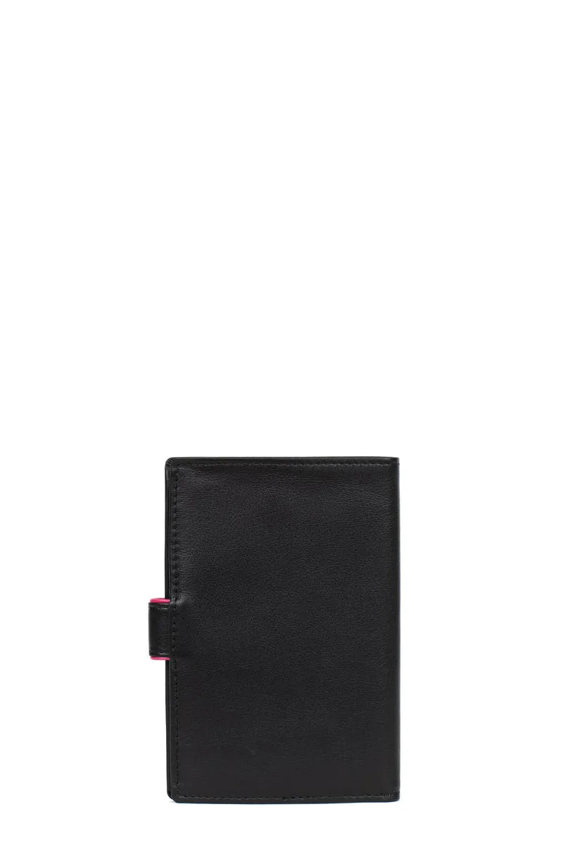 Portefeuille européen - 2 volets - Cuir