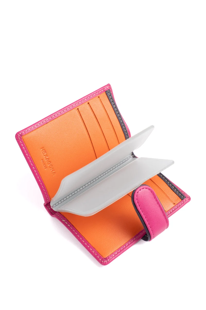 Porte-cartes - 1 volet - Cuir