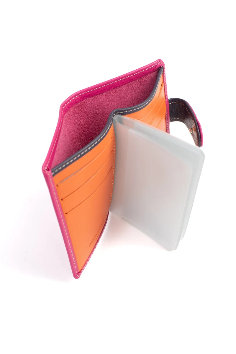 Porte-cartes - 1 volet - Cuir