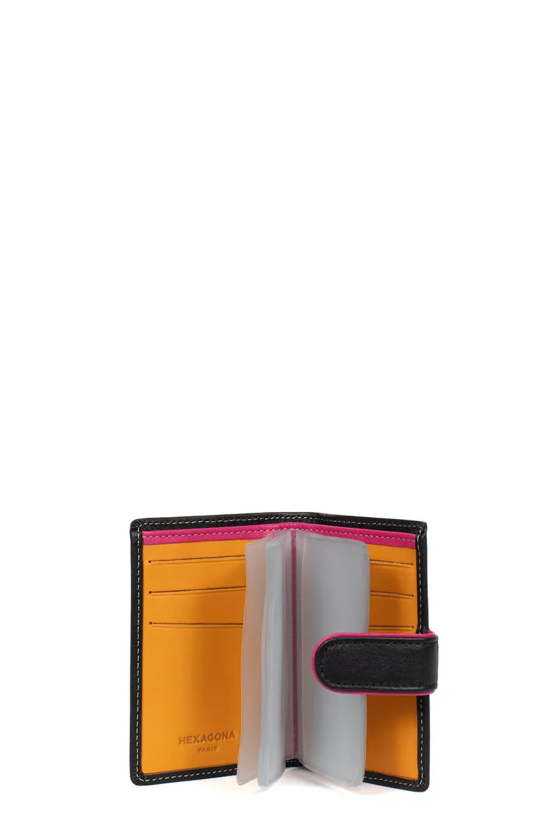 Porte-cartes - 1 volet - Cuir
