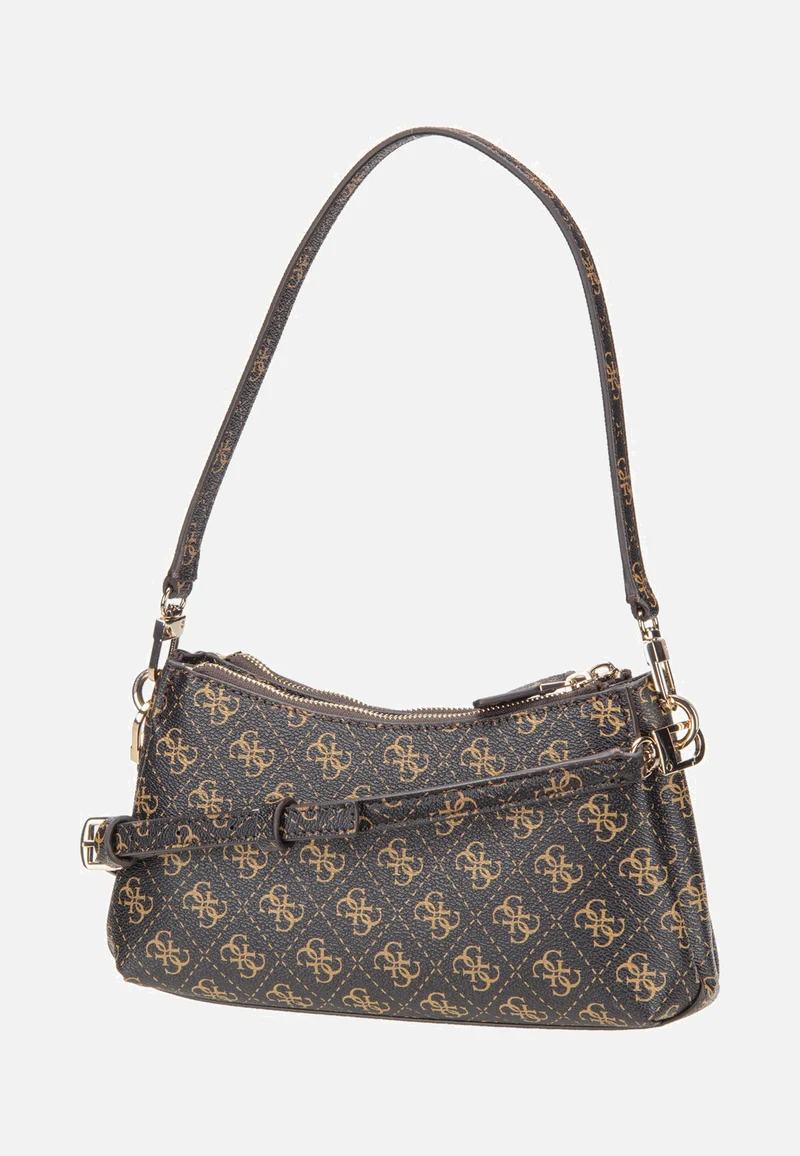 Noelle II 3 Comp Shldr Xbody Brown Logo - Umhängetasche