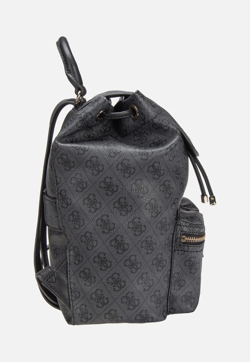 Manhattan II Flap Coal Logo - Rucksack
