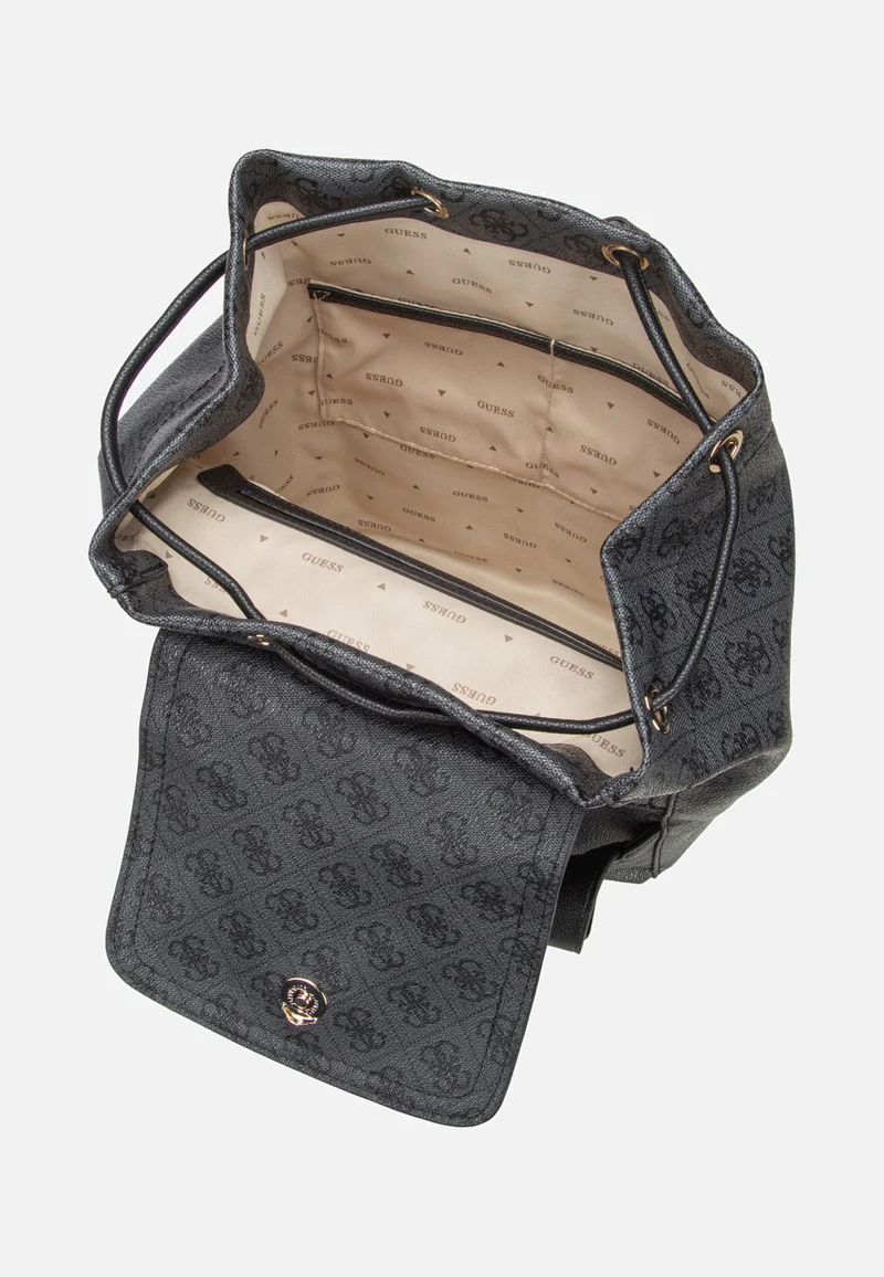 Manhattan II Flap Coal Logo - Rucksack