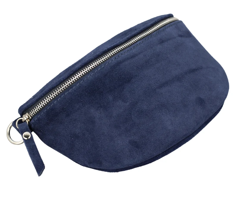 Suede - Navy Blau