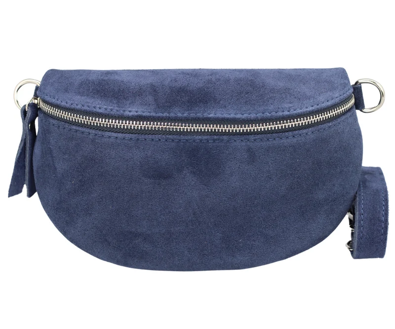 Suede - Navy Blau