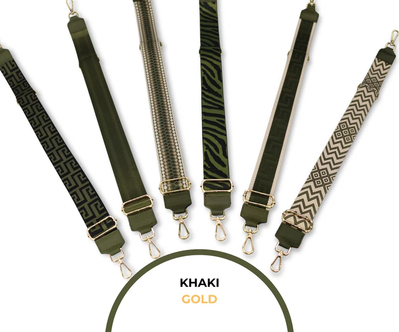 Taschenriemen - Khaki (Gold)
