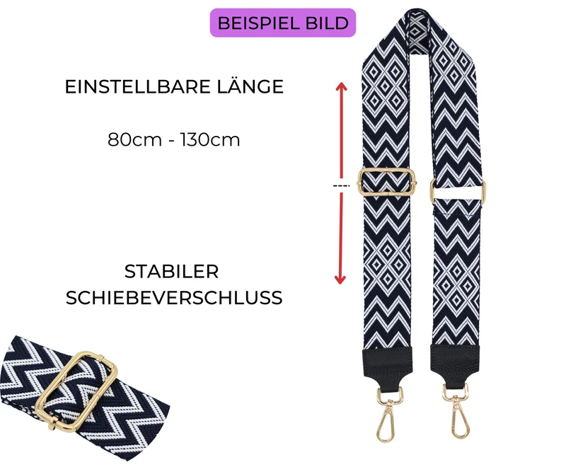 Taschenriemen - Khaki (Gold)