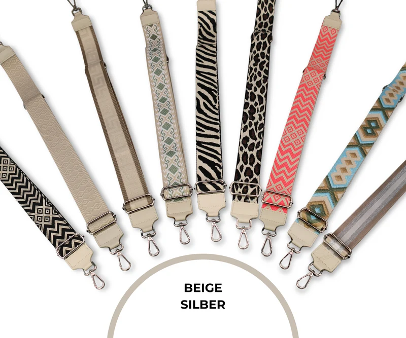 Taschenriemen - Beige(Silber)