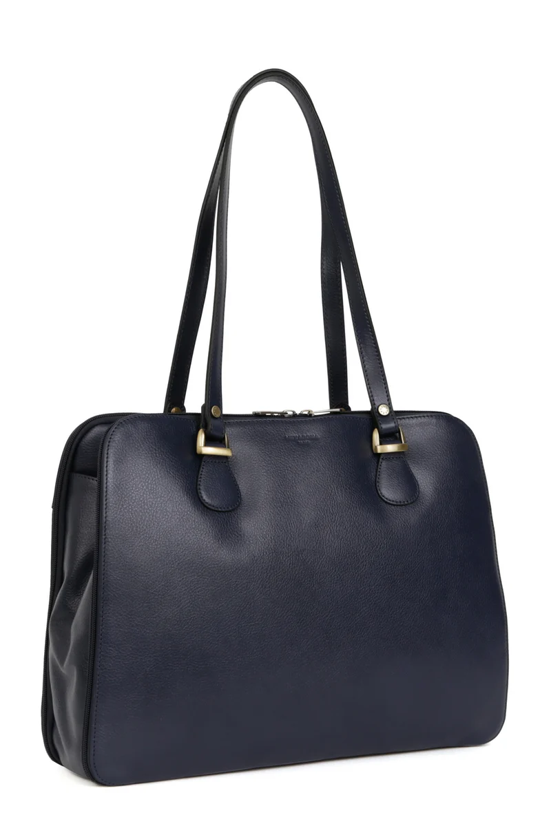 Sac porté épaule 2 anses - Tablette & A4 - Cuir